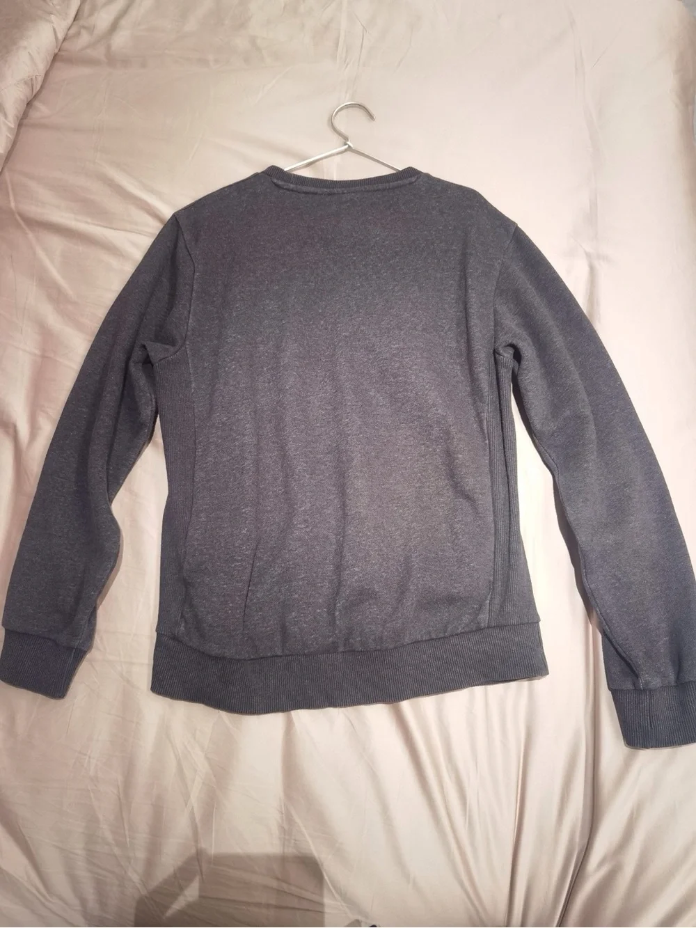 adidas Charcoal Gray Trefoil Crewneck Sweatshirt